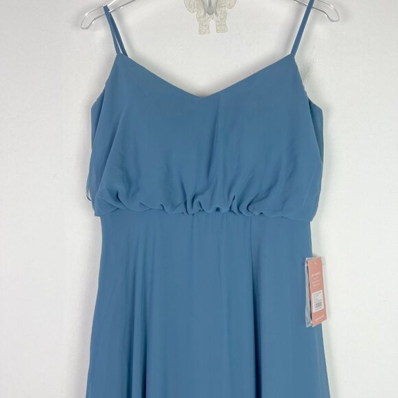 NWT Birdy Grey Gwennie Dress Chiffon Twilight Bridesmaid Size Small S NEW - Picture 3 of 16